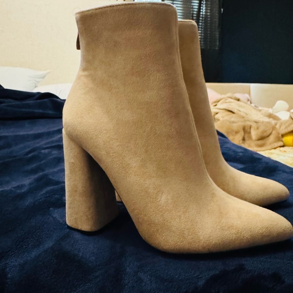 New beige boots